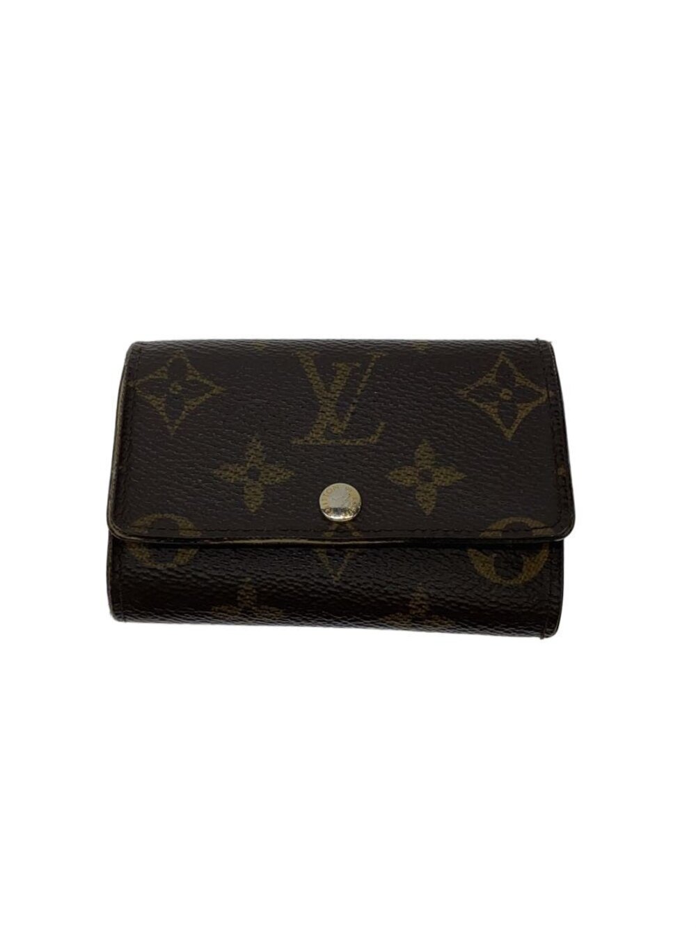 LOUIS VUITTON Multicles Monogram Leather Brown Patterned Accessories